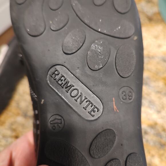 Rieker Remonte Women's Sneakers Size US 8 EU 39 Black Silver - Stylish Comfort - Picture 11 of 15